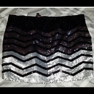 Bebe sequin skirt NWT